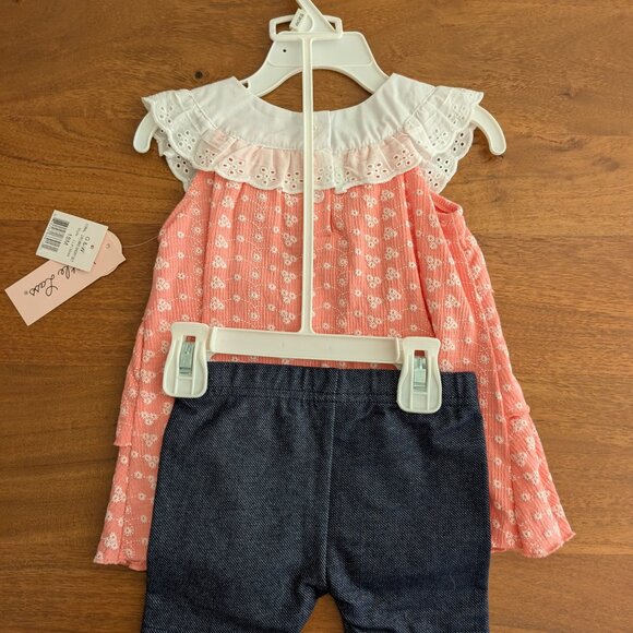 Little Lass Girls 2 Piece Set - Size 18mos - Picture 2 of 2
